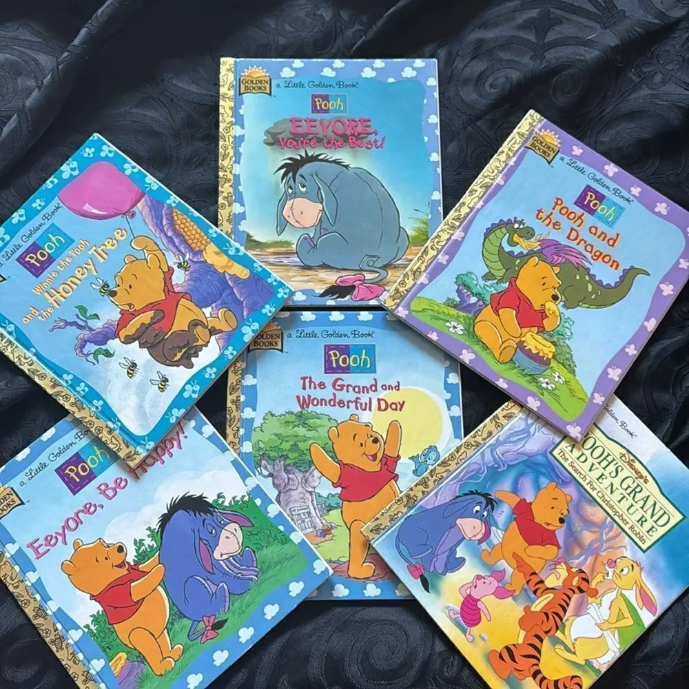 Vintage Disney POOH golden books set
